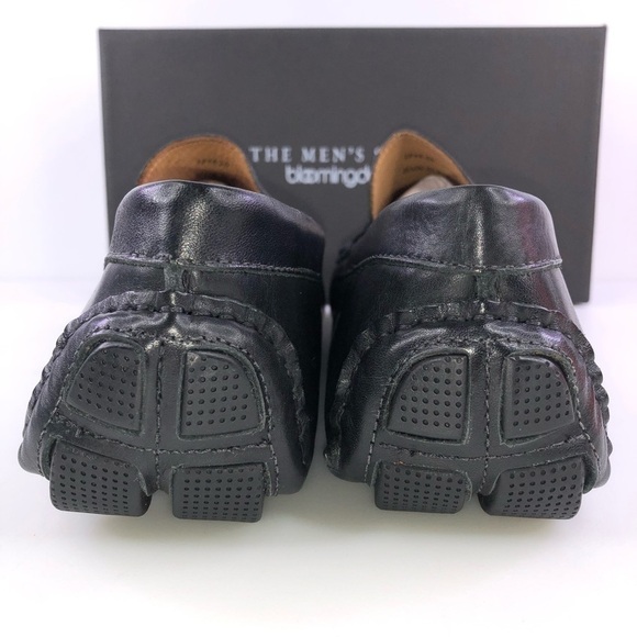 The Men\'s Store Leather Penny Drivers Black Shoes main image 4